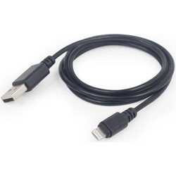 Gembird USB-A to Lightning Cable 2m Black GEMCC-USB2-AMLM-2M