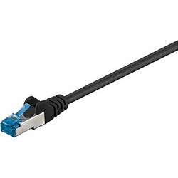 Goobay S/FTP Cat.6a Καλώδιο Δικτύου Ethernet 2m Black 93746
