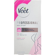 Veet Professional Ταινίες Αποτρίχωσης για Πόδια & Σώμα 20τμχ