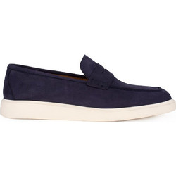 Philippe Lang Ανδρικά Μοκασίνια Loafers Καστόρινα Navy Μπλε 7173681CX