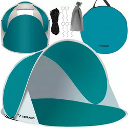 Trizand Τέντα Παραλίας Pop Up Πετρόλ 190x86x120cm 23856