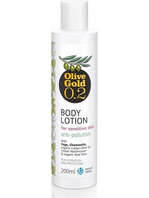 Olivaloe Olive Gold 0.2 Anti-Pollution For Sensitive Skin Ενυδατική Lotion Σώματος 200ml