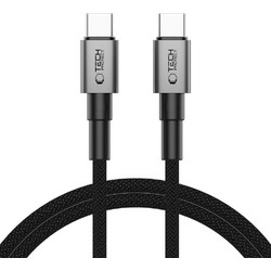Tech-Protect Ultraboost DNA Braided USB-C to USB-C 100W 1m Black 5906302380824