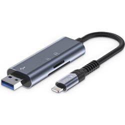 Tech-Protect Ultraboost Micro Lightning Card Reader OTG USB-A Lightning USB 3.2 Gen 1 για SD / microSD