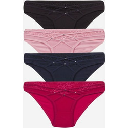 Cottonhill Γυναικεία Slip με Δαντέλα Multipack CH0171