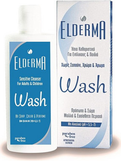 Elderma Καθαριστικό Προσώπου & Σώματος για Ευαίσθητο Δέρμα 200ml