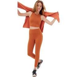 Gap GapFit PowerMove Γυναικείο Κολάν 7/8 Ψηλόμεσο Rusted 820775006