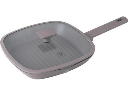 Berlinger Haus Taupe Collection Σχαροτήγανο Αλουμινίου Αντικολλητικό Titanium Επίστρωση με Καπάκι 28x28cm BH-8097