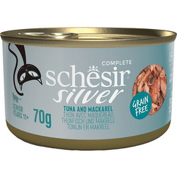 Schesir Silver Grain Free with Tuna & Mackarel 70gr