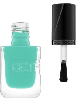 Catrice Gel Affair 031 Electric Turquoise Gloss Βερνίκι Νυχιών Μακράς Διαρκείας 10.5ml