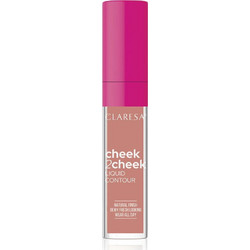 Claresa Cheek 2 Cheek 01 Tea Rose Liquid Blush Lip & Cheek 6.5gr