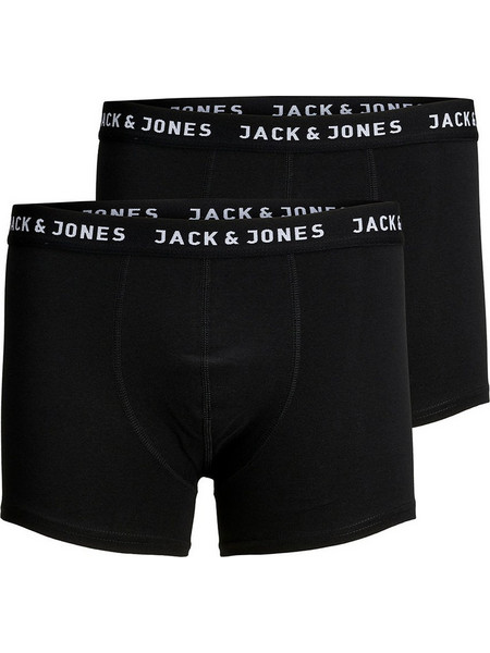 Jack & Jones Ανδρικά Μποξεράκια Σετ 2Pack Μαύρα 12138235