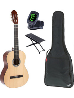 Gewa Concert Basic Plus Standard Bundle Natural 4/4