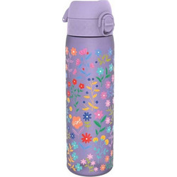 Ion8 Flowers Παιδικό Παγούρι Θερμός Ανοξείδωτο BPA Free Λιλά 500ml
