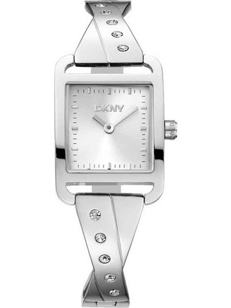 DKNY Γυναικείο Ρολόι με Ασημί Μεταλλικό Μπρασελέ DK1L005M0015