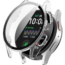 Tech-Protect Defense360 Πλαστική Θήκη Tempered Glass για Samsung Galaxy Watch 7 44mm Διαφανής