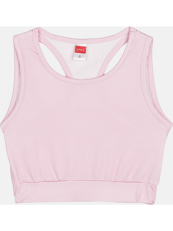 Joyce Παιδικό Crop Top Αμάνικο Ροζ 2513517