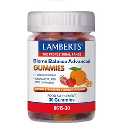 Lamberts Biome Balance Advanced Προβιοτικά & Πρεβιοτικά 30 Ζελεδάκια