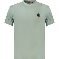Napapijri S-Badge Ανδρικό Αθλητικό T-Shirt Πράσινο Mint NP0A4I3N-G1X