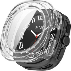 Techsuit Defense360 Pro Πλαστική Θήκη Tempered Glass για Samsung Galaxy Watch Ultra 47mm Διαφανής