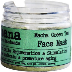 Herbana Macha Green Tea Κρεμώδης Μάσκα Προσώπου με Πράσινο Τσάι 50ml