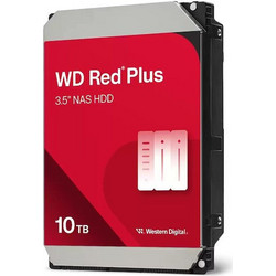 Western Digital Red Plus 10TB HDD Σκληρός Δίσκος 3.5" SATA 3 7200rpm με 512MB Cache WD100EFGX