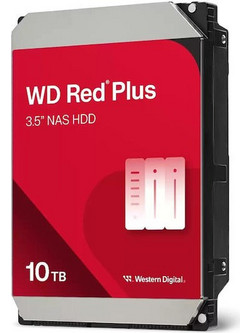 Western Digital Red Plus 10TB HDD Σκληρός Δίσκος 3.5" SATA 3 7200rpm με 512MB Cache WD100EFGX
