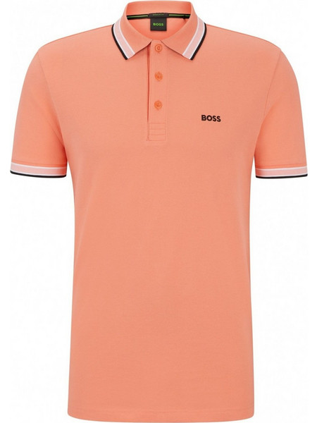 Hugo Boss Paddy Ανδρική Μπλούζα Polo Κοντομάνικη Κοραλί 50469055-649