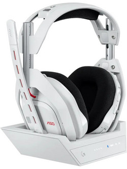 Logitech Astro A50 Gen 5 Lightspeed Ασύρματο Gaming Headset Over Ear White