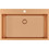 Helika Terra 100M Ένθετος Νεροχύτης Inox Σατινέ Copper 79x50.5cm