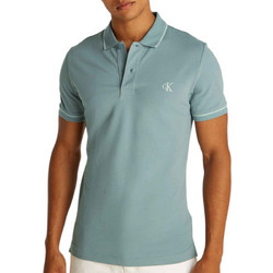 Calvin Klein Ανδρική Μπλούζα Polo Κοντομάνικη Βεραμάν J30J315603-CKM