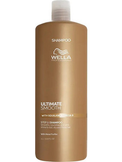 Wella Ultimate Smooth Σαμπουάν για Φριζάρισμα για Ξηρά & Βαμμένα Μαλλιά 1lt