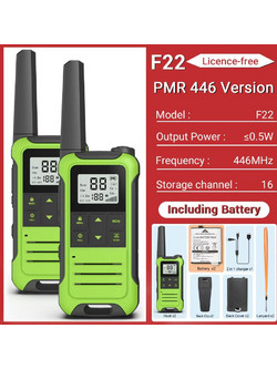 Baofeng F22 Mini Duo Green Black