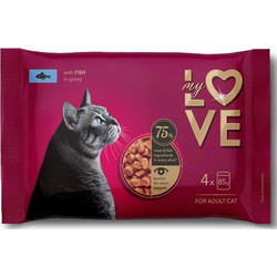 My Love Adult with Fish in Gravy 4x85gr