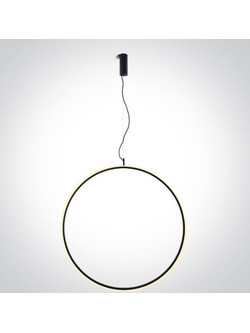 one light Κρεμαστό Φωτιστικό Οροφής Μονόφωτο LED με Θερμό Λευκό Φως 63152C-B-W