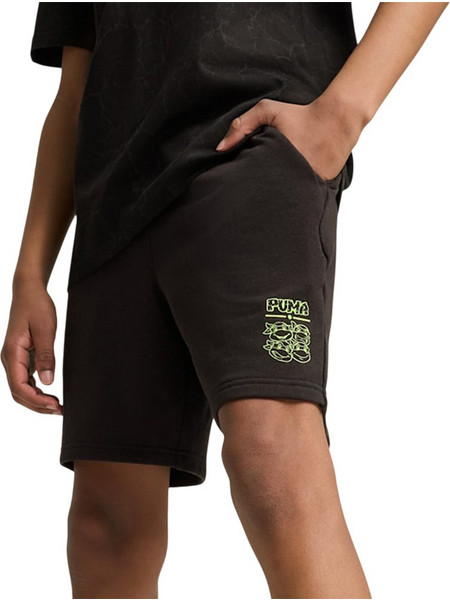 Puma Παιδική Βερμούδα Υφασμάτινη Μαύρη 63008701