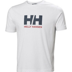 Helly Hansen Logo 3.0 Ανδρικό Αθλητικό T-Shirt Λευκό 54596-001