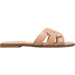 Nine West GLORIE 3 Δερμάτινα Γυναικεία Σανδάλια Nude GLORIE3PAT-660