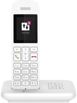 Telekom Sinus A12 Ασύρματο Τηλέφωνο με Ανοιχτή Ακρόαση Λευκό