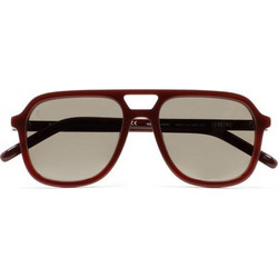 Kaleos ZERBINO-002 Ανδρικά Γυαλιά Ηλίου Aviator Κοκάλινα Καφέ με Καφέ Φακό