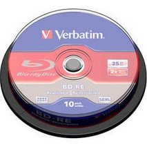 Verbatim 43694 Εγγράψιμα BD-RE 2x 25GB Cake Box 10τμχ