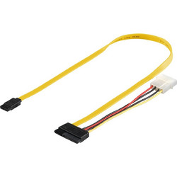 Goobay 68175 Καλώδιο Τροφοδοσίας 22-Pin SATA to 22-Pin SATA 0.5m Multicolor