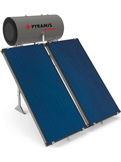 Pyramis Premium Ηλιακός Θερμοσίφωνας 200lt 3m² Διπλής Ενέργειας