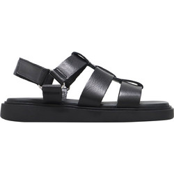 Vagabond Δερμάτινα Γυναικεία Σανδάλια Μαύρα 5957-101-20
