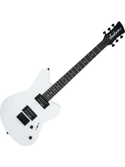 Jackson JS Series Surfcaster Ηλεκτρική Κιθάρα 4/4 Alternative με Μαγνήτες HH & Ταστιέρα Amaranth Snow White