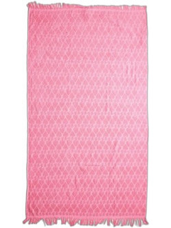 Sugarfree Hearts Πετσέτα Θαλάσσης Ροζ 100x180cm 25819165-723