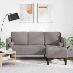 vidaXL Γωνιακός Καναπές Ταμπά 173x131x67cm 42001918