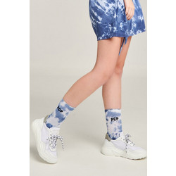 PCP Tie-Dye Γυναικείες Κάλτσες με Σχέδια Μπλε PCP-S02
