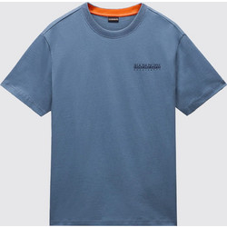 Napapijri S-Sovana Ανδρικό Αθλητικό T-Shirt Πετρόλ NP0A4IE4-G1Y
