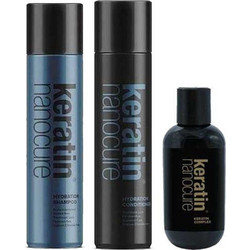 Keratin Nanocure Hydration Σετ Περιποίησης Μαλλιών Conditioner 500ml + Serum 150ml + Σαμπουάν 500ml